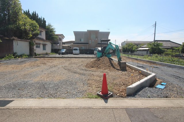 栃木市薗部町1丁目　全2区画の外観|分譲地北西側より（2025年9月撮影）
