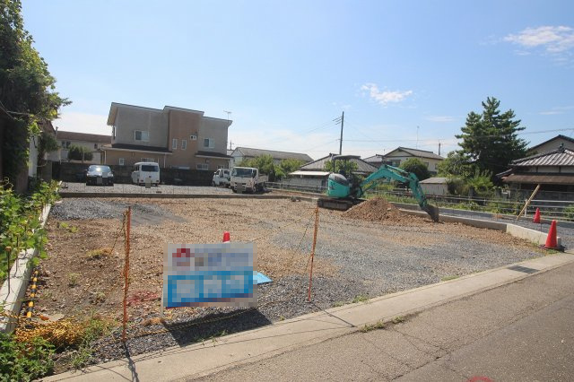 栃木市薗部町1丁目　全2区画の外観|分譲地北側より（2025年9月撮影）