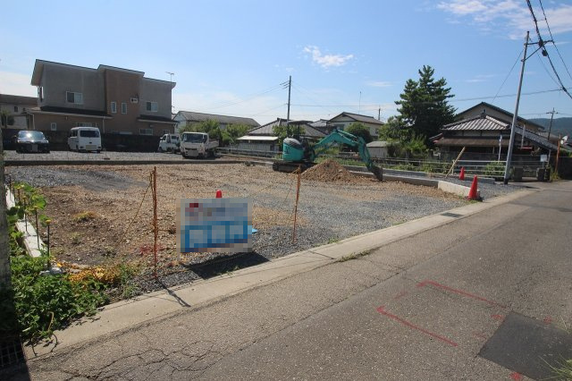 栃木市薗部町1丁目　全2区画の外観|分譲地北側より（2025年9月撮影）