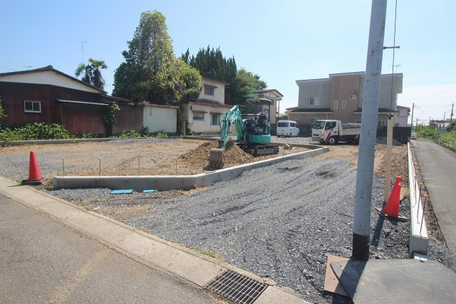 栃木市薗部町1丁目　全2区画の外観|分譲地西側より（2025年9月撮影）