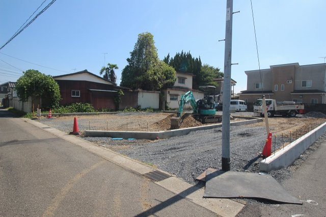 栃木市薗部町1丁目　全2区画の外観|分譲地西側より（2025年9月撮影）