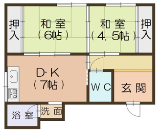 【間取り】 | スカイハイツ