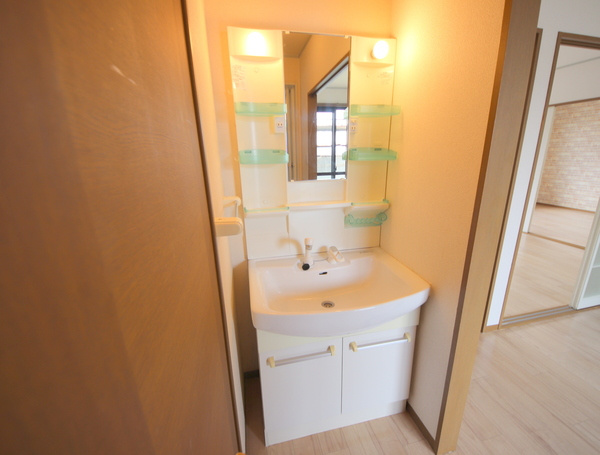 エクレール平城Bの洗面所