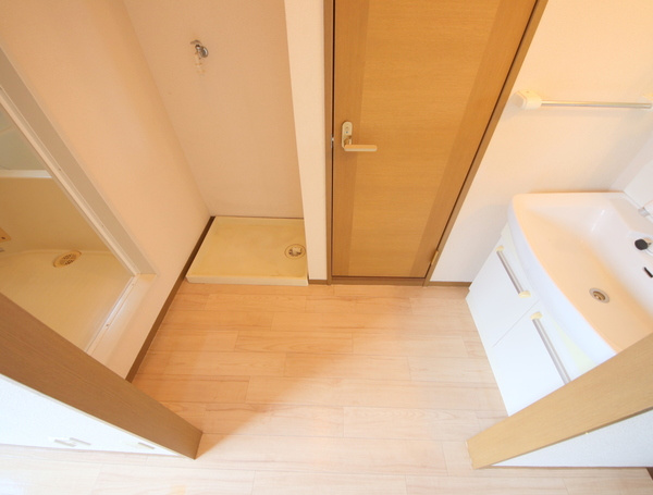 エクレール平城Bの洗面所