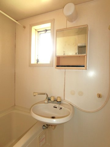 サンパレス成東A棟の洗面所