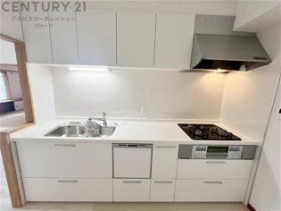 壁付けシステムキッチンはスペースの最大限の有効活用が可能で、動線がスムーズになり調理や準備が快適で効率的に行えます。収納スペースや吊り戸棚が設けられ、調理器具や食器類をスマートに収納できます。
