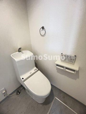 ＯＨＧＩソラノマのトイレ|落ち着いた色調のトイレです