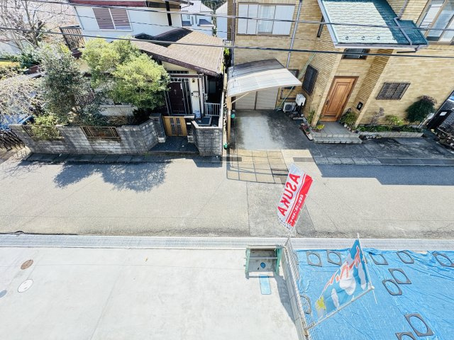 流山市東深井新築戸建（東深井Ⅲ）の展望|バルコニーより道路側眺望