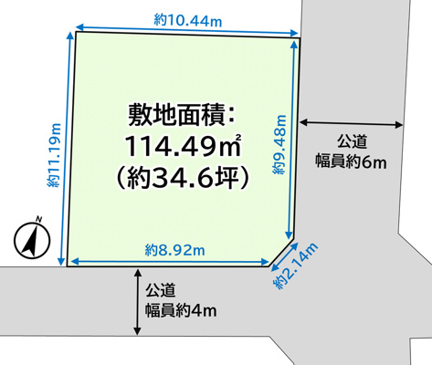 林1丁目建築条件無土地の画像