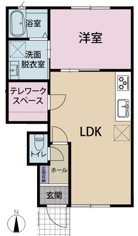 グランシャンT・Sの間取り