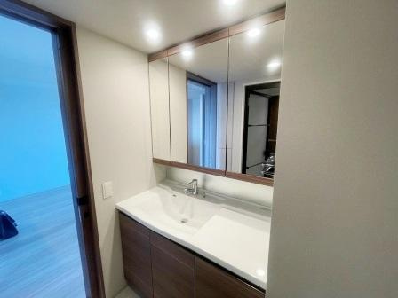 プラウドシティ武蔵浦和ステーションアリーナの独立洗面台|朝の身支度には欠かせない独立洗面化粧台