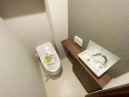 プラウドシティ武蔵浦和ステーションアリーナのトイレ|落ち着いたトイレです