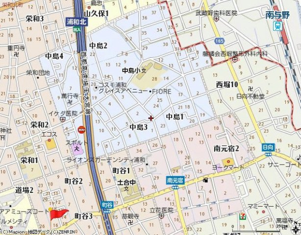 コーポさくらの地図