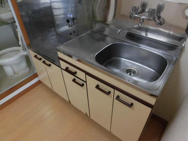 さいたま市桜区大字下大久保の賃貸マンションのキッチン|お料理しやすいキッチンです