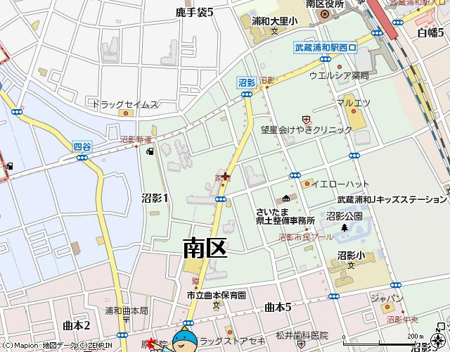 ビラＦＯＸの地図