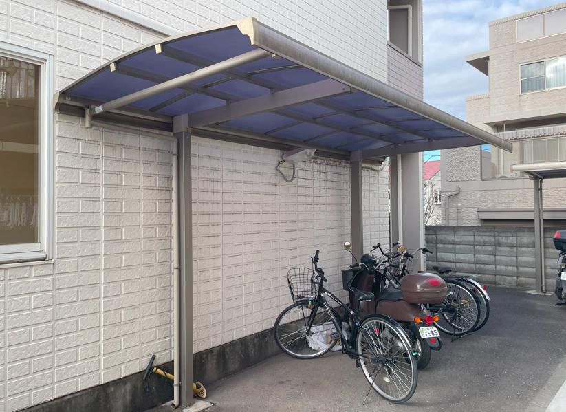 川越市大字青柳のアパートの外観パース