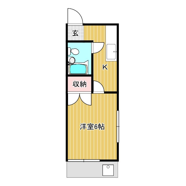 さいたま市桜区大字下大久保のハイツの間取り
