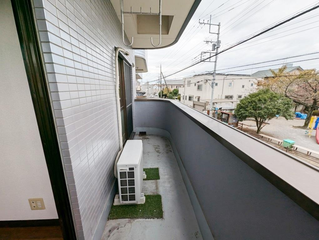 パールメゾン矢作のバルコニー