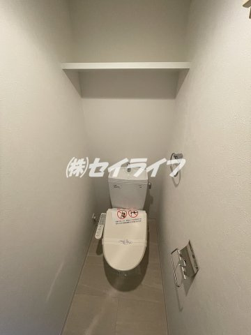 大阪市東成区中本３丁目の賃貸マンションのトイレ