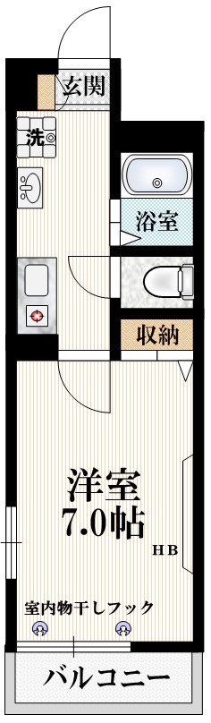 フォレスト高円寺の間取り|★南西角部屋２面採光★