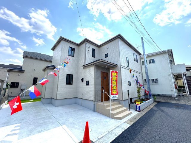 流山市こうのす台新築戸建の外観|1号棟外観・完成済み内覧可能です！