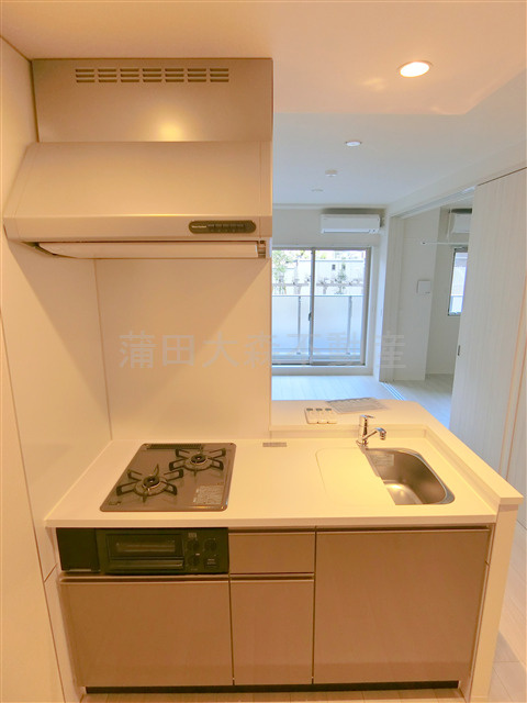 KDXレジデンス田園調布南のキッチン|2口ガスグリル付カウンターキッチン