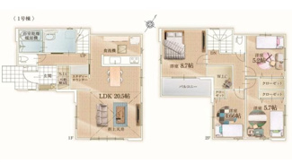 【間取り】 | 流山市長崎２期 | 「この物件気になる！」「実際見てみたい！」「周辺環境は？」「住宅ローンも気になる!!」などなど、お気軽にお問合せ下さい!「時間外も、できる限り対応させていただきます。」