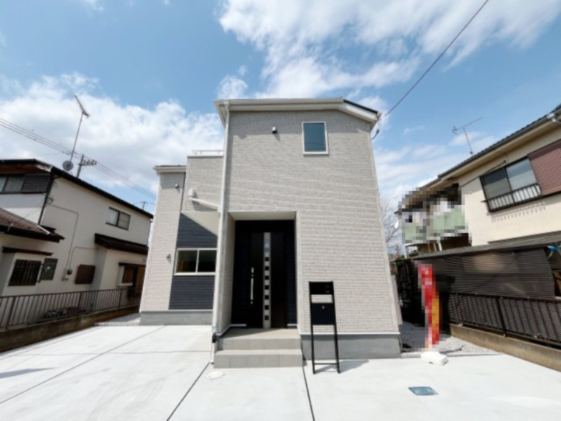 祝　成約済み　八王子市　川口町　新築戸建て　４５期の外観|～仲介手数料無料☆八王子ひなた不動産～　八王子市川口町　新築戸建て