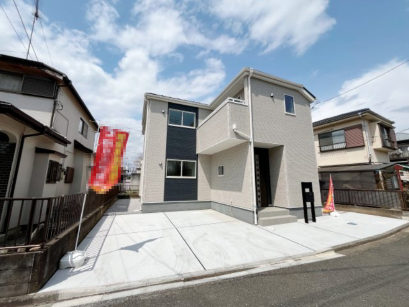 祝　成約済み　八王子市　川口町　新築戸建て　４５期の外観|～仲介手数料無料☆八王子ひなた不動産～　八王子市川口町　新築戸建て