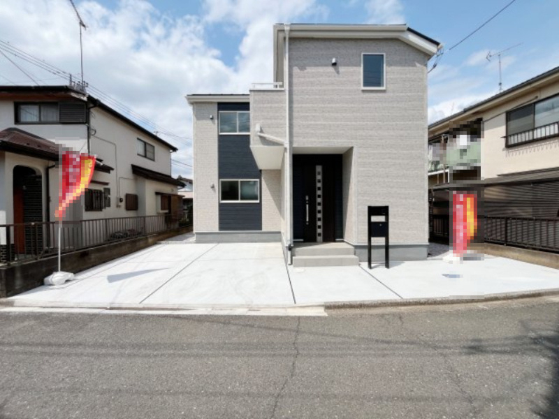 祝　成約済み　八王子市　川口町　新築戸建て　４５期の外観|～仲介手数料無料☆八王子ひなた不動産～　八王子市川口町　新築戸建て