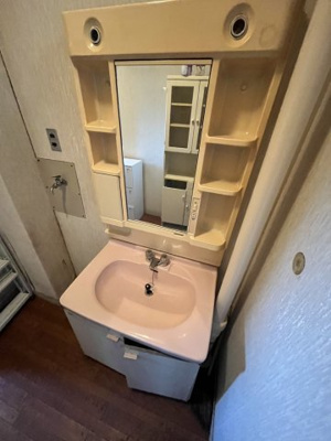 【独立洗面台】 | 塩屋住宅6号棟