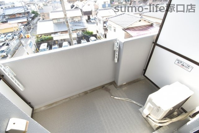 ユニテック武庫川のバルコニー