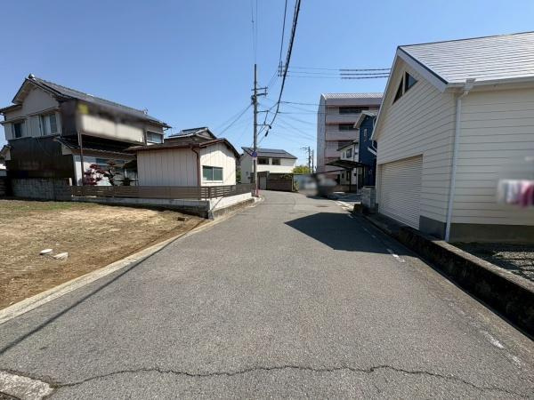 和歌山市秋月土地の前面道路含む現地写真