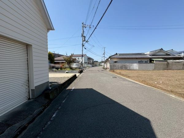 和歌山市秋月土地の前面道路含む現地写真