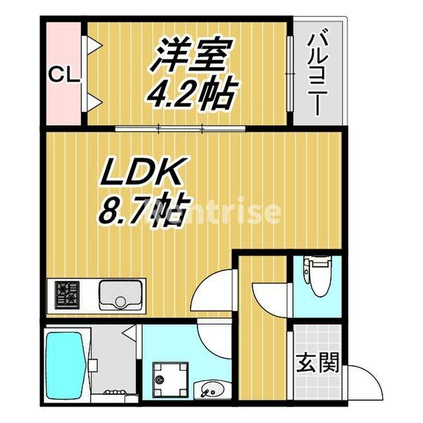 LECOCON岩倉Ⅳの間取り