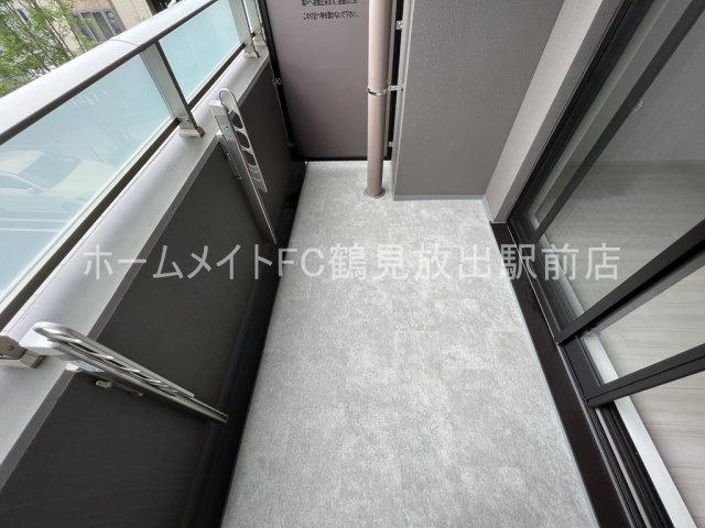 大阪市城東区鴫野東２丁目の賃貸マンションのバルコニー