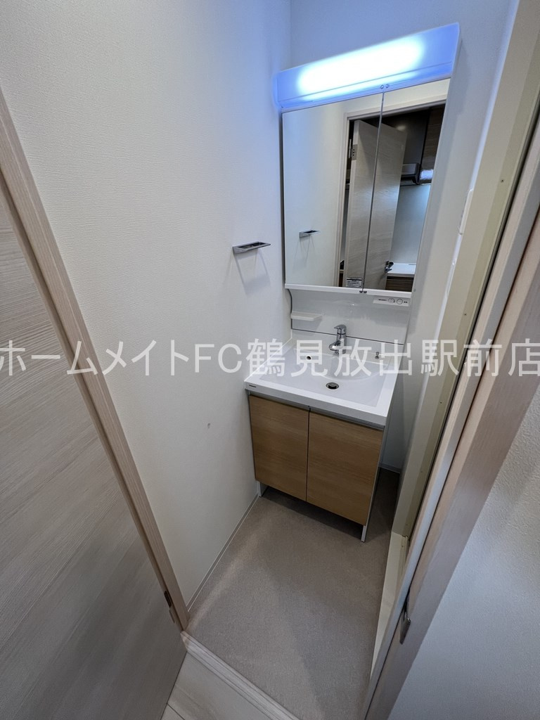 大阪市城東区鴫野東２丁目の賃貸マンションの洗面所