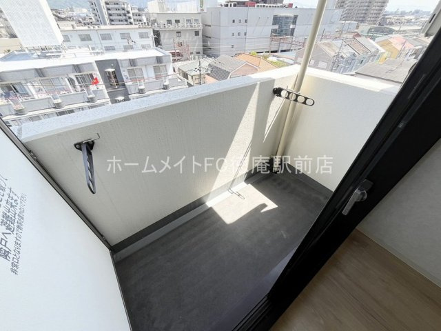 東大阪市徳庵本町の賃貸マンションのバルコニー