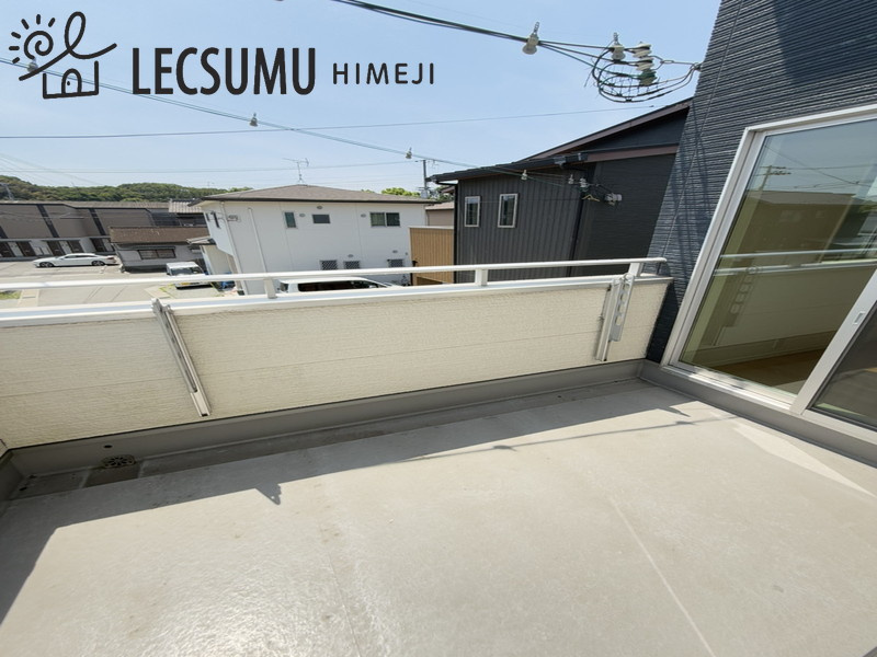姫路市飾磨区細江／中古戸建のバルコニー