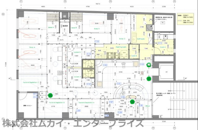 ISEビル京都の間取り|207.52㎡