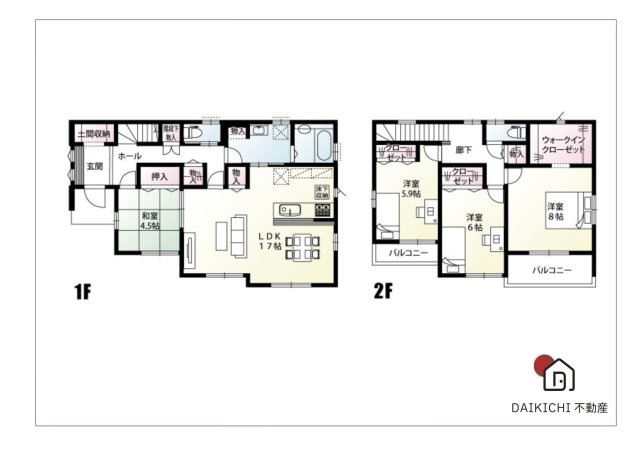 【間取り】 | 羽生市加羽ケ崎　新築戸建　全11区画　7号棟