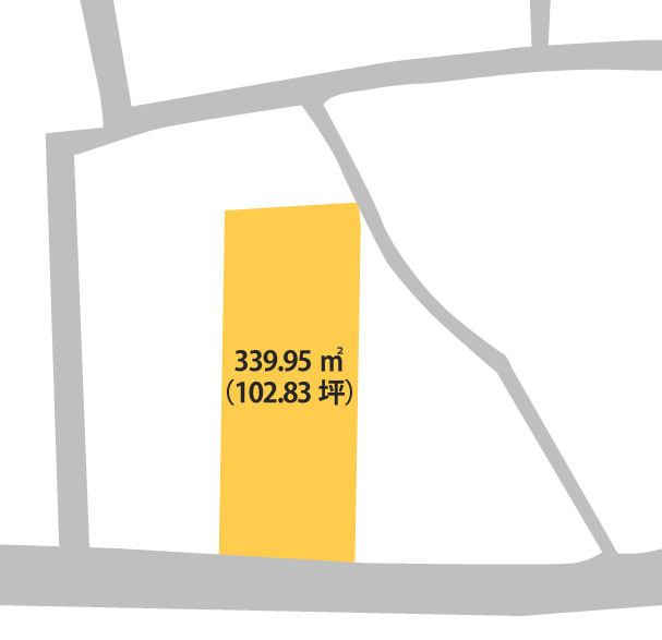 和歌山市新在家・土地・56903の区画図