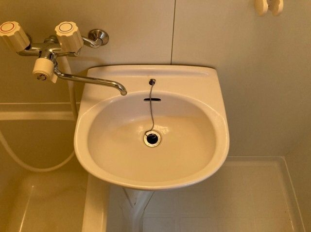 煉瓦の館の洗面所