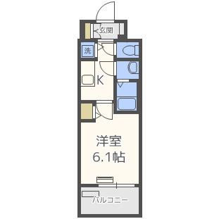 【間取り】 | レオンコンフォート難波西Ⅱ