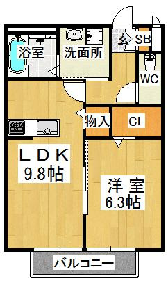 グラシアスの間取り|※間取りが現況と異なる場合は現況を優先します※
