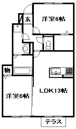 【間取り】 | ステラセッテ | 間取りです♪