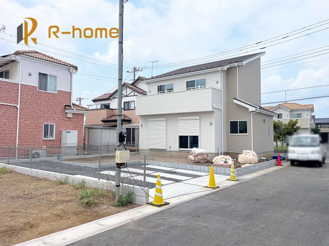つくば市高見原1丁目23-P1　新築戸建て　7号棟の外観|近隣の同仕様完成物件をご見学いただけます♪