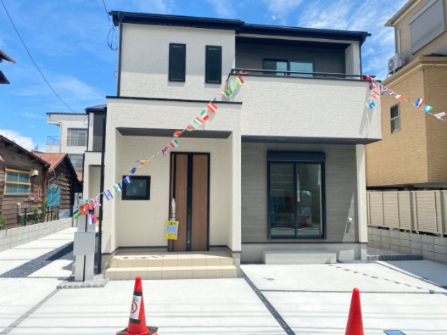 祝　成約済み　八王子市　元横山町　新築戸建ての外観|全棟で省エネ、耐震等で最上位等級取得。～仲介手数料無料☆八王子ひなた不動産～八王子市元横山町　新築戸建て