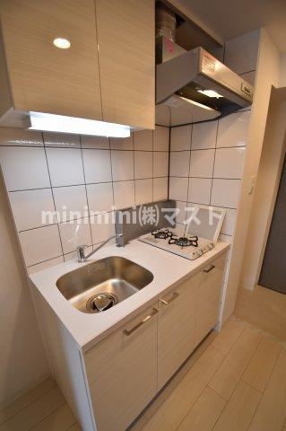 大阪市東成区大今里南１丁目の賃貸マンションのキッチン