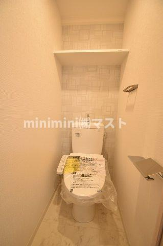大阪市東成区大今里南１丁目の賃貸マンションのトイレ